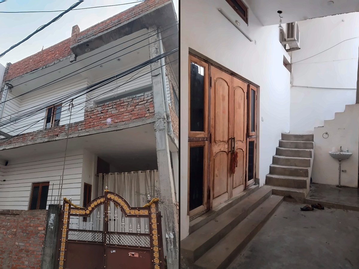 Corner House — 24×34 ft with Solar Panel, Sudama Nagar, Pandeypur