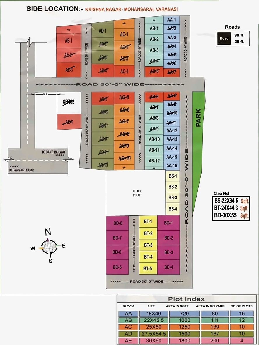 Corner Plot in a VDA-Approved Gated Society — 1,000 Sq Ft, Krishna Nagar, Darekhu, Rohania — photo 9