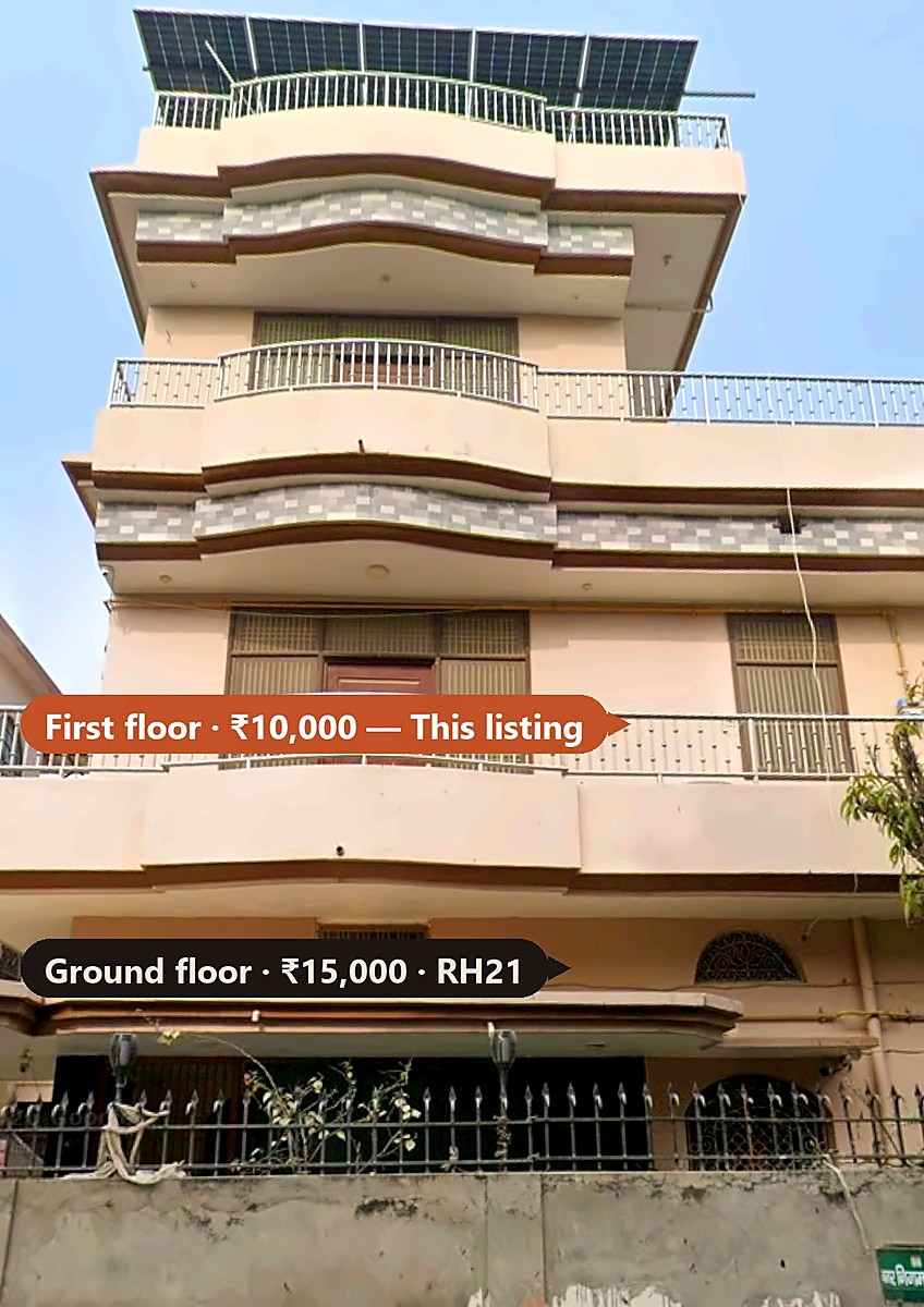2 BHK First Floor for Rent — Ashokpuram Colony, Dafi, near Orange Store, Varanasi — photo 2